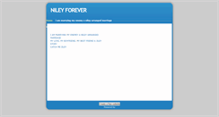 Desktop Screenshot of nileyforeveriloveyou.weebly.com
