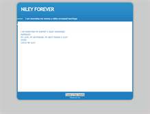 Tablet Screenshot of nileyforeveriloveyou.weebly.com