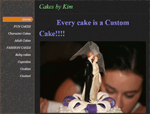 Tablet Screenshot of customcakesbykim.weebly.com