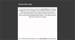 Desktop Screenshot of partnerwithjaime.weebly.com