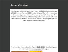 Tablet Screenshot of partnerwithjaime.weebly.com