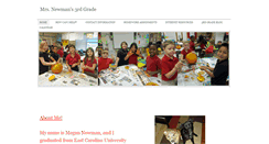 Desktop Screenshot of mrsnewmans3rdgrade.weebly.com