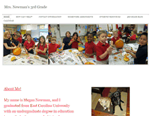 Tablet Screenshot of mrsnewmans3rdgrade.weebly.com