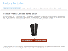 Tablet Screenshot of productsforladies7e.weebly.com