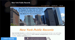 Desktop Screenshot of newyorkpublicrecords.weebly.com
