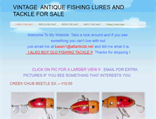 Tablet Screenshot of antiquefishingtackleforsale.weebly.com