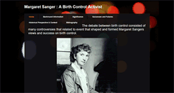 Desktop Screenshot of margaretsangernationalhistoryday.weebly.com