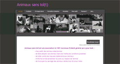 Desktop Screenshot of animaux-sans-toit.weebly.com