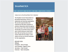 Tablet Screenshot of brookfieldsca.weebly.com