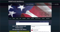 Desktop Screenshot of heritagebaseball.weebly.com