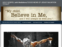 Tablet Screenshot of holygospeleveryday.weebly.com