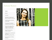 Tablet Screenshot of footwearreviews21.weebly.com