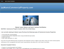 Tablet Screenshot of jaywantscommercialproperty.weebly.com