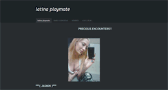 Desktop Screenshot of latinaplaymate.weebly.com