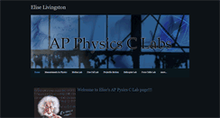 Desktop Screenshot of eliselivingstonapphysicsc.weebly.com