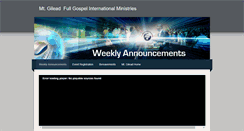 Desktop Screenshot of mgannouncements.weebly.com