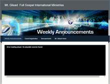 Tablet Screenshot of mgannouncements.weebly.com