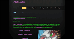 Desktop Screenshot of julzproductions.weebly.com