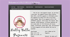 Desktop Screenshot of lollybelle.weebly.com