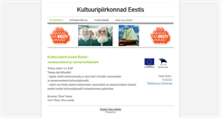 Desktop Screenshot of kultuuripiirkonnad3.weebly.com