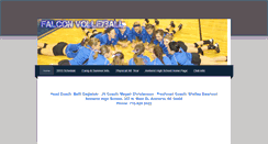 Desktop Screenshot of amherstfalconvolleyball.weebly.com