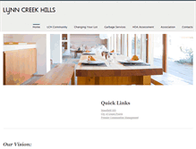 Tablet Screenshot of lynncreekhills.weebly.com
