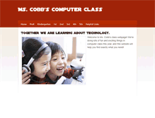 Tablet Screenshot of mscobbsclass.weebly.com