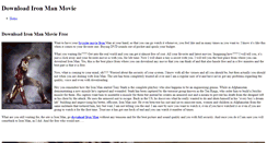 Desktop Screenshot of downloadironman.weebly.com