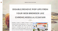 Desktop Screenshot of disableremovepopupsadsnow.weebly.com