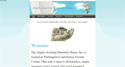 Desktop Screenshot of angelsawaitingmaternityhome.weebly.com