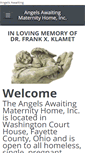 Mobile Screenshot of angelsawaitingmaternityhome.weebly.com
