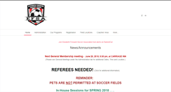 Desktop Screenshot of efsoccer.weebly.com