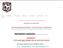 Tablet Screenshot of efsoccer.weebly.com