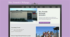 Desktop Screenshot of mrsfrenette.weebly.com