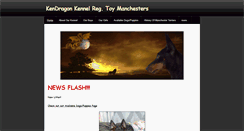 Desktop Screenshot of kendragonkennel.weebly.com
