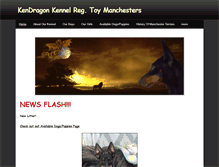 Tablet Screenshot of kendragonkennel.weebly.com