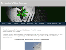 Tablet Screenshot of mrkingsbury.weebly.com