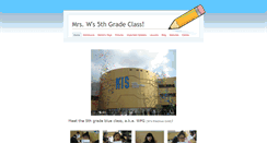 Desktop Screenshot of mrsws5thgradeclass.weebly.com