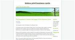 Desktop Screenshot of kinkosprintbusinesscards.weebly.com