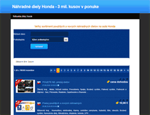 Tablet Screenshot of nahradnedielyhonda.weebly.com