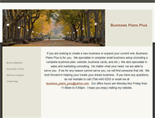 Tablet Screenshot of businessplansplus.weebly.com