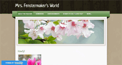 Desktop Screenshot of mrsfenstermakersworld.weebly.com