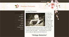 Desktop Screenshot of myhomespunphotography.weebly.com