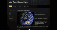 Desktop Screenshot of alienearthvisitors.weebly.com