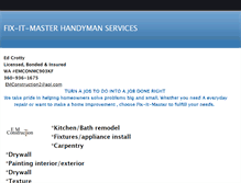 Tablet Screenshot of fixitmaster.weebly.com