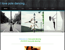 Tablet Screenshot of ilovepoledancing.weebly.com