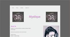 Desktop Screenshot of mystiquesalon.weebly.com