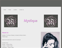 Tablet Screenshot of mystiquesalon.weebly.com