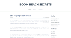Desktop Screenshot of boombeachsecrets.weebly.com