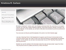 Tablet Screenshot of kristinnacarlson.weebly.com